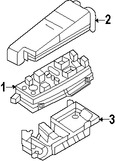 Foto de Caja de Fusibles Original para Hyundai Entourage 2007 2008 Marca HYUNDAI Nmero de Parte 919504D040