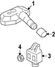 Foto de Sensor de control de presin de la llanta  Original para Kia Sedona Hyundai Entourage Hyundai Veracruz Hyundai Santa Fe Marca HYUNDAI Nmero de Parte 529334D800