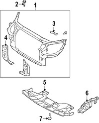 Foto de Perno de la barra de impacto del parachoque Original para Hyundai Kia Marca HYUNDAI Nmero de Parte 1125408256B