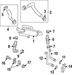 Foto de Tubo de Enfriado de Aceite Transmisin Original para Hyundai Genesis 2015 2016 Marca HYUNDAI Nmero de Parte 25476B1510