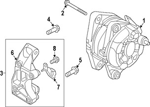 Foto de Alternador Original para Hyundai Genesis 2015 2016 Marca HYUNDAI Nmero de Parte 373003C552