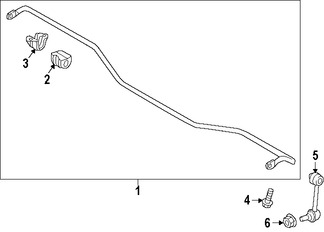 Foto de Barra Estabilizadora de Suspensin Original para Hyundai Genesis 2015 2016 Marca HYUNDAI Nmero de Parte 55510B1180