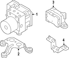 Foto de Conjunto hidrulico de frenos ABS Original para Hyundai Equus 2014 2015 2016 Marca HYUNDAI Nmero de Parte 589203N590