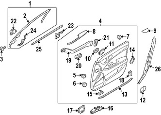 Foto de Apoyabrazos Original para Hyundai Equus 2014 2015 2016 Marca HYUNDAI Nmero de Parte 823603N000RYA