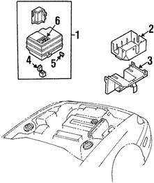 Foto de Relay de arranque Original para Kia Spectra Kia Sportage Kia Sephia Kia Rio Marca HYUNDAI Nmero de Parte 0K2A167740