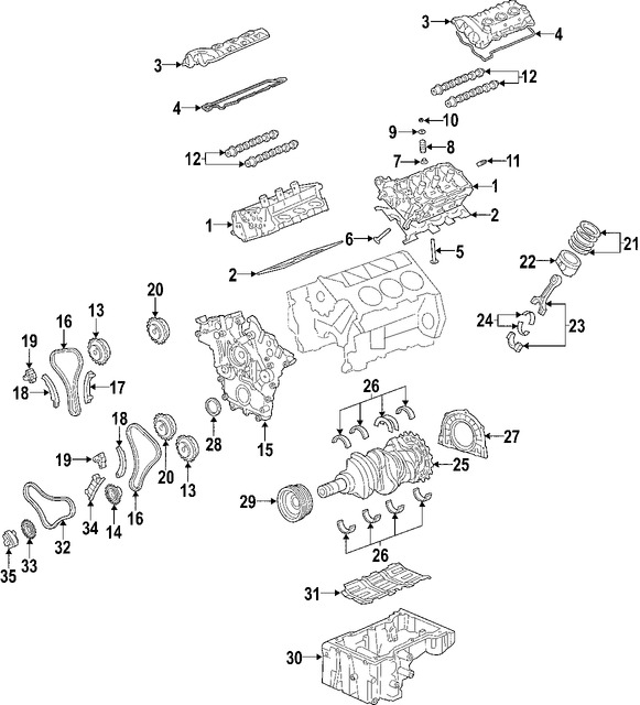 Foto de Motor Completo Original para Hyundai Azera 2006 2007 2008 2009 2010 Marca HYUNDAI Nmero de Parte 111R13CA00