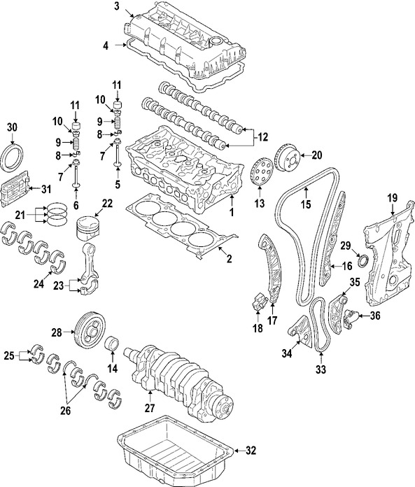 Foto de Motor Completo Original para Hyundai Sonata 2008 2009 2010 Marca HYUNDAI Nmero de Parte AW5012GM00