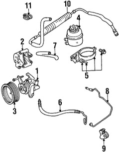 Foto de Deposito Liquido Hidraulico Direccion Asistida Original para Jaguar Marca JAGUAR Nmero de Parte MJF4000AA