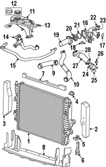 Foto de Kit de Termostato de Refrigerante del Motor  Original para Jaguar Marca JAGUAR Nmero de Parte AJ812469