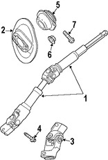 Foto de Cardn de Eje de Columna Direccin Original para Jaguar Marca JAGUAR Nmero de Parte C2P4612