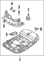 Foto de Lente de luz de mapa Original para Jaguar Vanden Plas Jaguar XJ8 Jaguar XJR Jaguar Super V8 Jaguar X-Type Jaguar S-Type Marca JAGUAR Nmero de Parte C2S44405