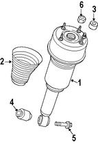 Foto de Buje Puntal De Suspensin Original para Jaguar Vanden Plas Jaguar XJ8 Jaguar XJR Jaguar Super V8 Jaguar XJ Marca JAGUAR Nmero de Parte C2D4013