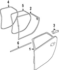 Foto de Carcasa de puerta Original para Jaguar XJR Jaguar XJ Marca JAGUAR Nmero de Parte C2D24175