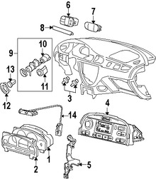 Foto de Panel de Instrumentos Original para Jaguar S-Type 2006 2007 2008 Marca JAGUAR Nmero de Parte XR853785