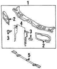 Foto de Barra sujecin soporte del radiador Original para Jaguar X-Type Marca JAGUAR Nmero de Parte C2S26568