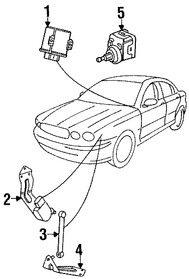 Foto de Modulo de Control de Faro de Xenon Original para Jaguar X-Type Marca JAGUAR Nmero de Parte C2S46818