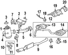 Foto de Protector de Calor Escape Original para Jaguar X-Type Marca JAGUAR Nmero de Parte C2S25256