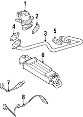 Foto de Manguera de retroalimentacin de presin EGR Original para Jaguar XK 2007 2008 2009 Jaguar XKR 2007 2008 2009 Marca JAGUAR Nmero de Parte AJ810203