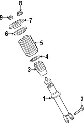 Foto de Bota de Amortiguador Original para Jaguar Marca JAGUAR Nmero de Parte C2P3211