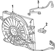 Foto de Montura de ventilador de enfriado de motor Original para Jaguar Marca JAGUAR Nmero de Parte C2D38737