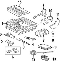 Foto de Panel lateral de Asiento Original para Jaguar XF Jaguar XFR Jaguar XFR-S Marca JAGUAR Nmero de Parte C2C36059NED