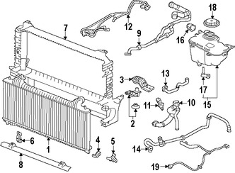 Foto de Manguera de Rebose Refrigerante de Motor Original para Jaguar XF 2016 2017 Jaguar  2017 Marca JAGUAR Nmero de Parte T2H1438