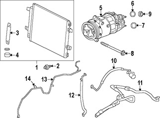 Foto de Manguera Descarga Refrigerante Aire Acondicionado Original para Jaguar F-Type 2016 2017 Marca JAGUAR Nmero de Parte T2R23093