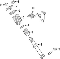 Foto de Sensor de Altura de Suspensin Original para Jaguar F-Type 2014 2015 2016 2017 Marca JAGUAR Nmero de Parte T2R4369