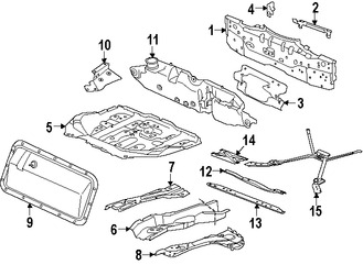 Foto de Bandeja de Piso Original para Jaguar F-Type 2016 2017 Marca JAGUAR Nmero de Parte T2R20794