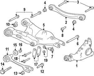 Foto de Muon de Suspensin Original para Jaguar  2017 Jaguar XF 2016 2017 Marca JAGUAR Nmero de Parte T2H24275