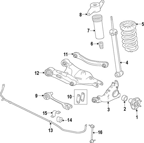 Foto de Muon de Suspensin Original para Jaguar XF 2017 Jaguar  2017 Marca JAGUAR Nmero de Parte T2H24276