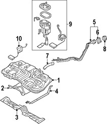 Foto de Lnea de Combustible Original para Hyundai Tucson Kia Sportage Marca KIA Nmero de Parte 310362E300