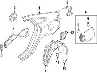 Foto de Actuador del Seguro Puerta de Combustible Original para Kia Optima Hyundai Sonata Marca KIA Nmero de Parte 815902T000