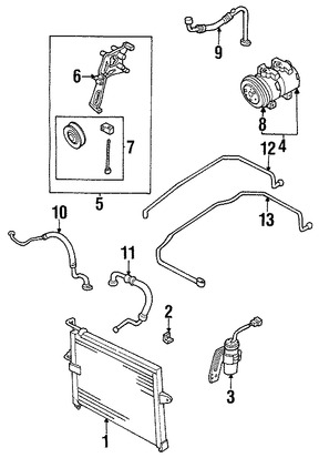 Foto de Embrague del Compresor de Aire Acondicionado Original para Kia Sportage Marca KIA Nmero de Parte 0K01B61L10