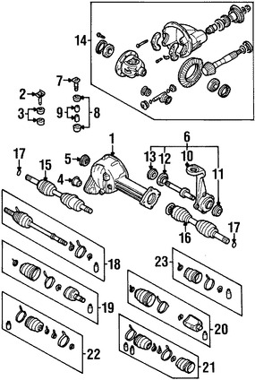 Foto de Kit Junta Homocinetica Original para Kia Sportage 2001 2002 Marca KIA Nmero de Parte 0K01222620A