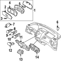 Foto de Interruptor de Luz de Emergencia Original para Kia Sportage 2005 2006 2007 2008 2009 2010 Marca KIA Nmero de Parte 937901F000