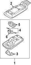 Foto de Lente de luz de mapa Original para Kia Sorento Marca KIA Nmero de Parte 928113E010