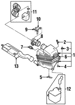 Foto de Sensor de Temperatura de Carga de Aire Original para Kia Sephia Kia Sportage Kia Spectra Marca KIA Nmero de Parte KK37118831