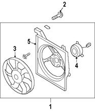 Foto de Aspa del ventilador de enfriamiento del motor Original para Kia Spectra Kia Spectra5 Marca KIA Nmero de Parte 252312F000