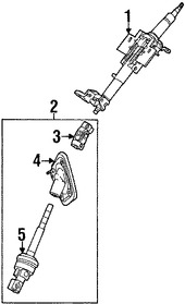 Foto de Cardn de Eje de Columna Direccin Original para Kia Sedona 2002 2003 2004 2005 Marca KIA Nmero de Parte 0K72A32860