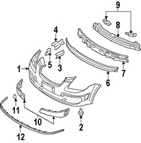 Foto de Enganche de cubierta de parachoques Original para Kia Rio Kia Rio5 Marca KIA Nmero de Parte 865911G000