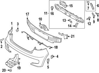 Foto de Guardasalpicaduras del parachoques Original para Kia Rio 2015 2016 2017 Marca KIA Nmero de Parte 866951W700