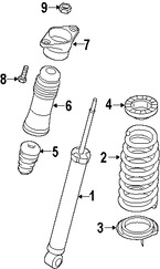 Foto de Amortiguador de parachoque Original para Kia Amanti 2007 2008 2009 Marca KIA Nmero de Parte 553483F650