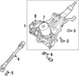 Foto de Columna de Direccion Original para Kia Cadenza 2014 2015 2016 Marca KIA Nmero de Parte 563103R461