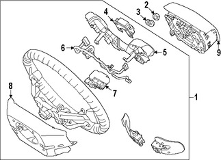 Foto de Interruptor Control de Crucero Original para Kia Cadenza 2014 2015 2016 2017 Marca KIA Nmero de Parte 967002P360WK8