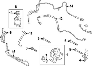 Foto de Enfriador Direccin Asistida Original para Kia Soul 2010 2011 Marca KIA Nmero de Parte 575402K000