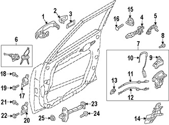 Foto de Cubierta de la manija exterior de la puerta  Original para Kia Soul 2014 2015 2016 2017 Marca KIA Nmero de Parte 82662B2010