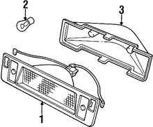 Foto de Luz de freno centro superior Original para Land Rover Discovery 1999 2000 2001 2002 2003 2004 Marca LAND ROVER Nmero de Parte XFG100370