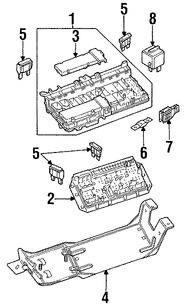 Foto de Caja de Fusibles Original para Land Rover Range Rover 2007 2008 2009 Marca LAND ROVER Nmero de Parte YQE500380