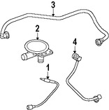 Foto de Manguera Vlvula PCV Original para Land Rover Range Rover Land Rover Range Rover Sport Marca LAND ROVER Nmero de Parte 4696662